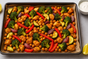 gezonde traybake met kip